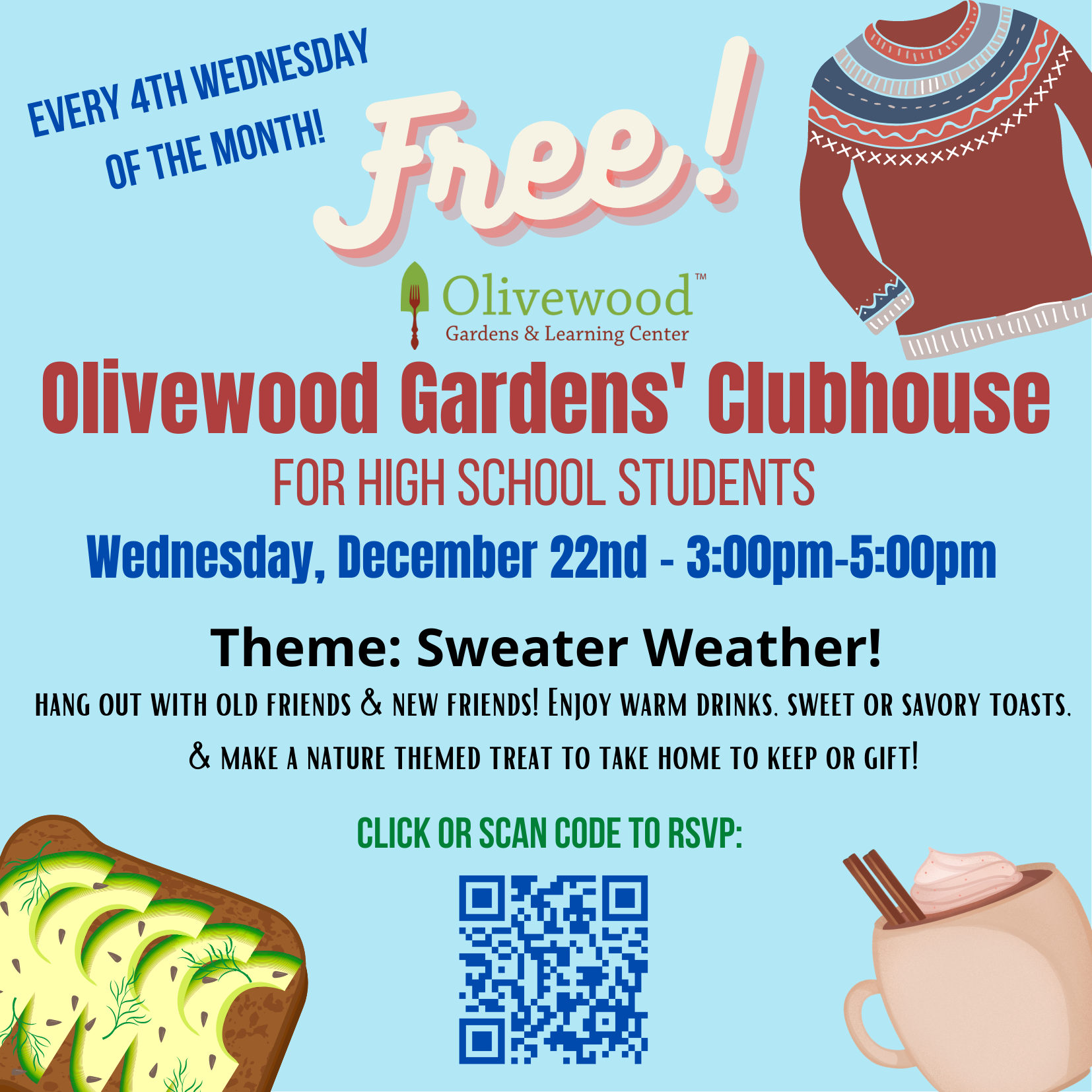 Olivewood Gardens' December Clubhouse - Olivewood Gardens