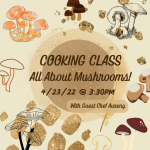 All About Mushrooms Cooking Class with Chef Aureny Aranda