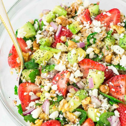 Wheat Berry Salad with Roasted Veggies