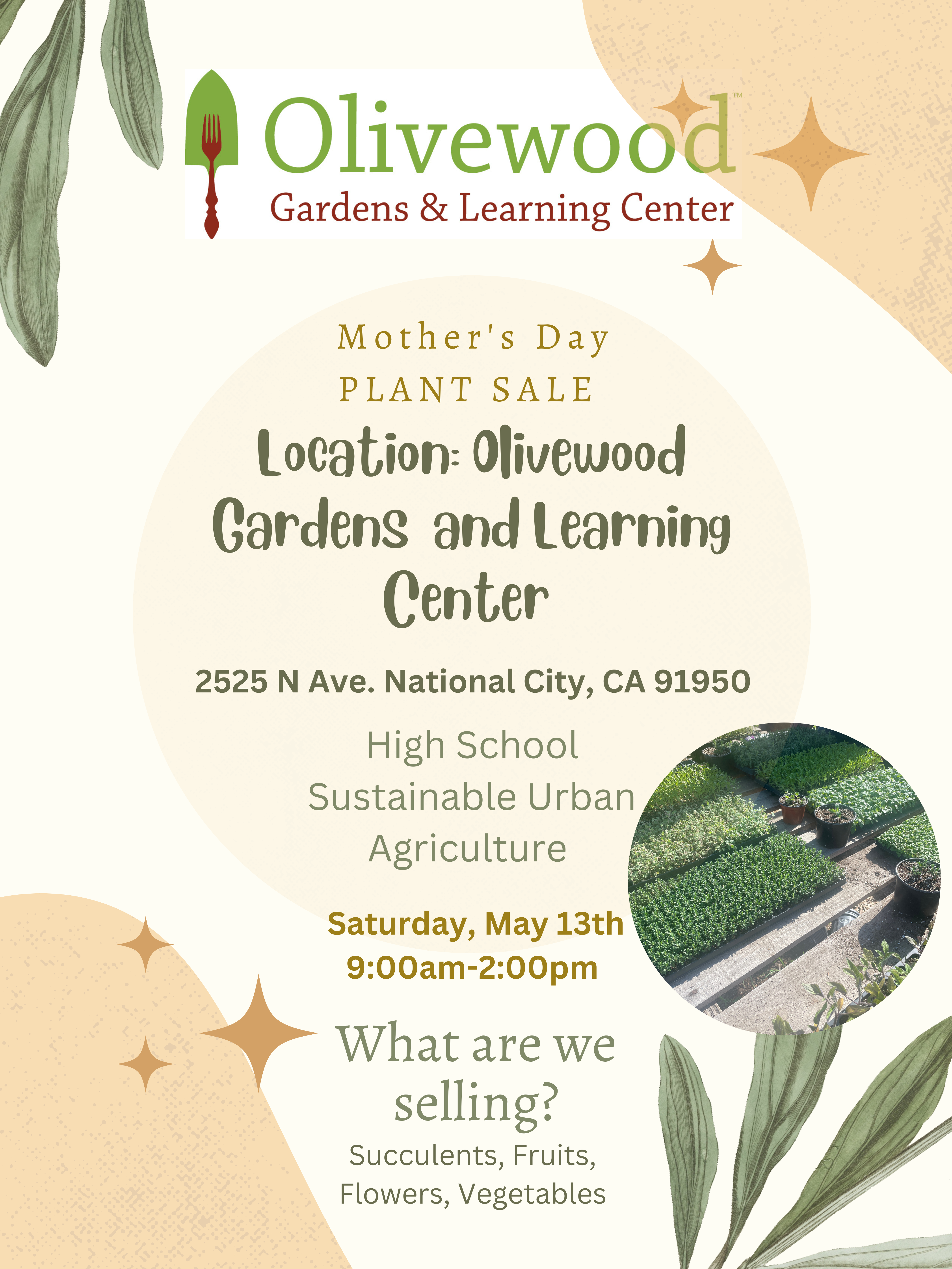 Mother's Day Plant Sale