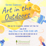 Garden Explorers: Art in the Outdoors!