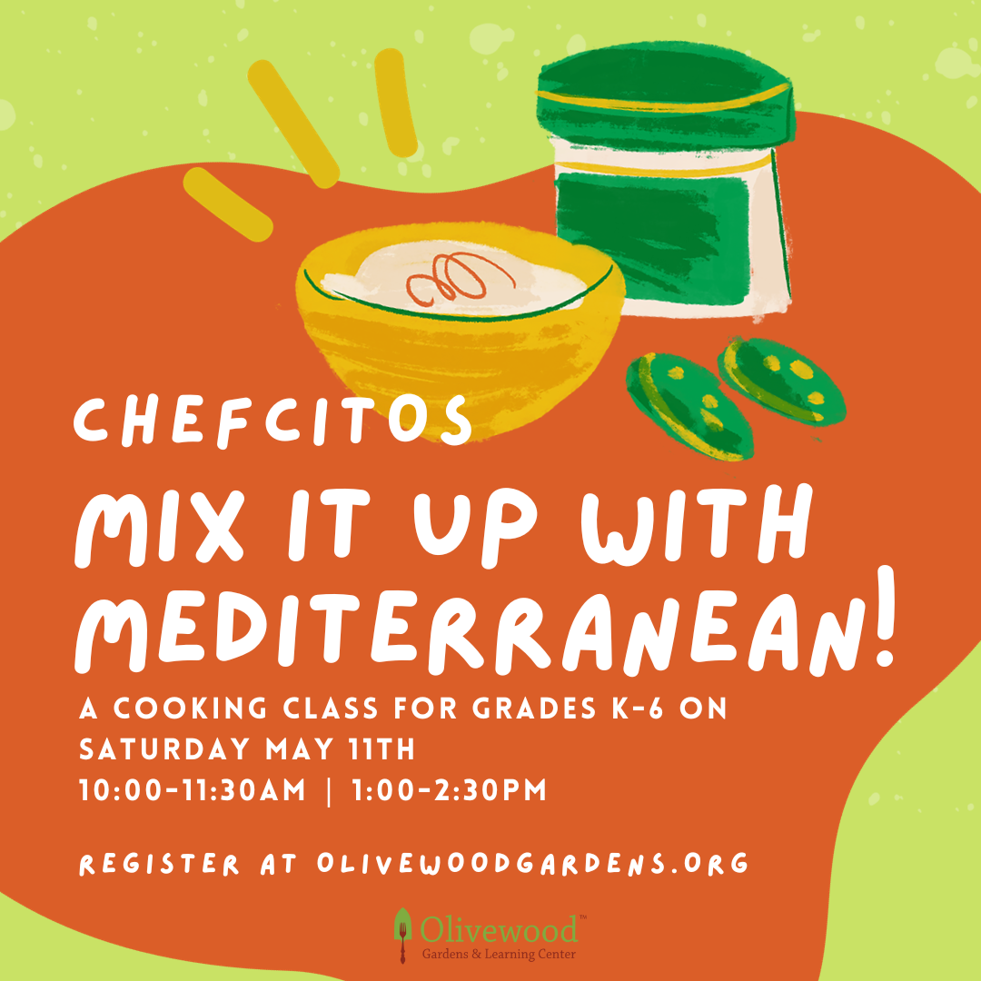 Chefcitos May: Mix it up with Mediterranean! (10am)