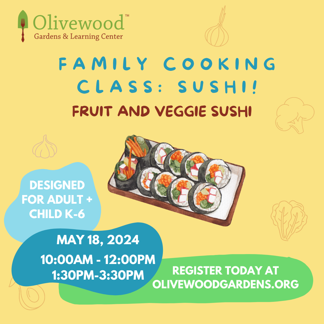 Family Cooking Class: Sushi! (1:30pm)