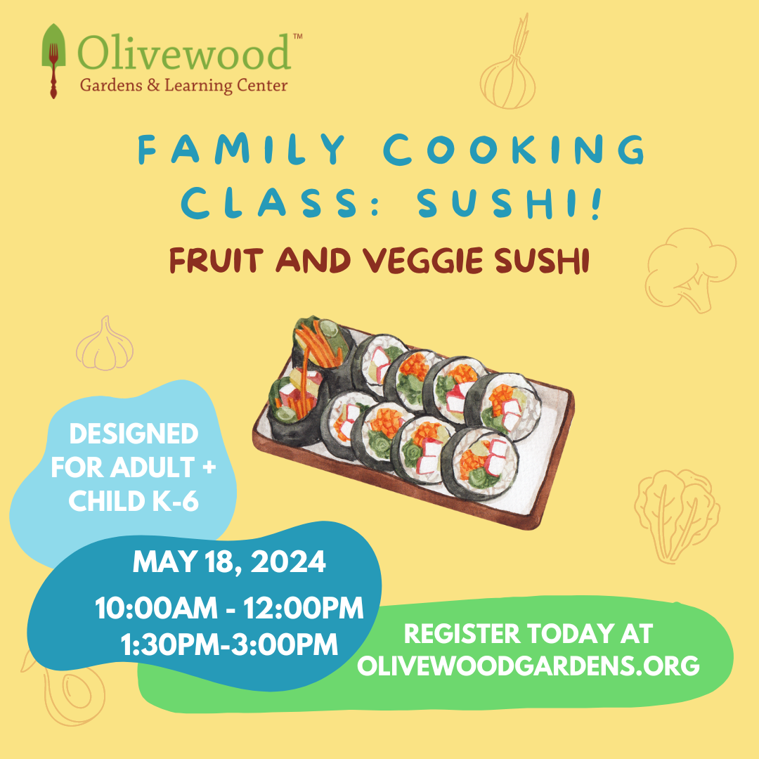 SOLD OUT Family Cooking Class: Sushi! (10am)